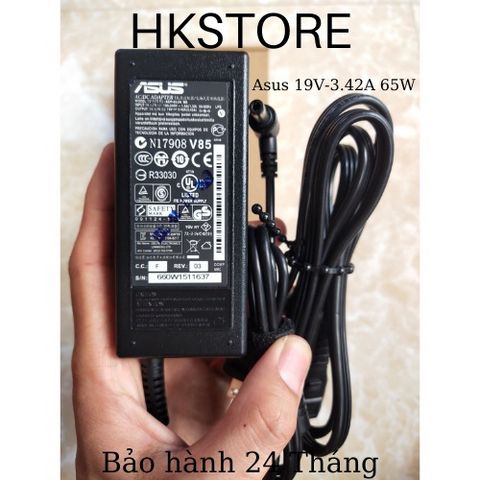 🔝 Sạc Laptop Asus 19V-3.42A 65W Asus X401 X441 X551 X451 X550 X450 x555 K40 K42 K43 K45 K46 K50 K52 Q501 S300 K401 K501