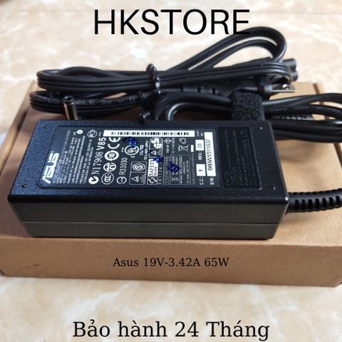🔝 Sạc Laptop Asus 19V-3.42A 65W Asus X401 X441 X551 X451 X550 X450 x555 K40 K42 K43 K45 K46 K50 K52 Q501 S300 K401 K501