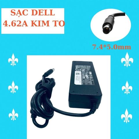 Sạc Laptop Dell 90W Chân Kim To 4.62A - Adapter ZIN Cao Cấp Kèm Dây Nguồn - Bảo Hành 12 Tháng, Chất Lượng Đảm Bảo