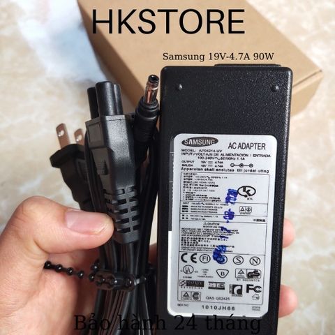 Sạc Laptop Samsung 19V-4.7A 90W Chính Hãng - Adapter Cho Các Model R410, R50, R505, R510, R519, R522, R530, R700, Q10, Q20
