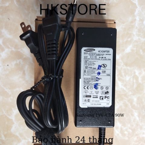 Sạc Laptop Samsung 19V-4.7A 90W Chính Hãng - Adapter Cho Các Model R410, R50, R505, R510, R519, R522, R530, R700, Q10, Q20