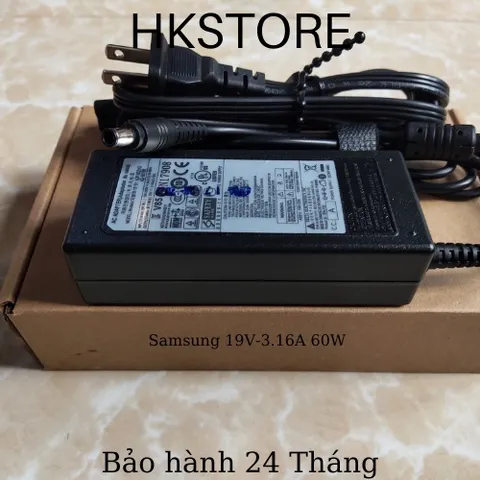 🔝 Sạc Laptop Samsung 19V-3.16A 60W Samsung R430 R478 R480 R523 R538 Q430 R430 R428 R429 R480 R523 NP530 NP300E4 NP300E5
