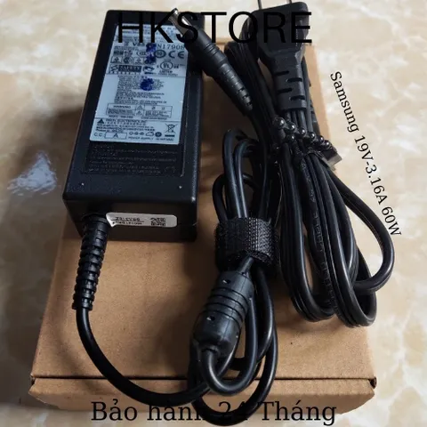 🔝 Sạc Laptop Samsung 19V-3.16A 60W Samsung R430 R478 R480 R523 R538 Q430 R430 R428 R429 R480 R523 NP530 NP300E4 NP300E5