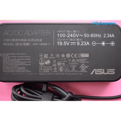 Sạc Laptop Asus Chính Hãng 19.5V - 9.23A - 180W Chân 5.5 x 2.5mm, Phụ Kiện Chất Lượng Cao, An Toàn và Tiết Kiệm Điện