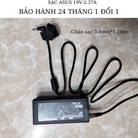 🔝 Sạc Laptop asus 19V-3.42A/2.37A chân nhỏ 3.0mmx1.1mm Asus UX31E, UX21E K401J-E1 K401L K401U K441 K441U F441S X200