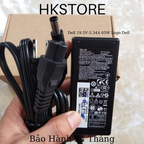 Sạc Laptop Dell 19.5V-3.34A 65W kim to Dell 3441 3442 3541 3542 14R 15R A840 3340 E5540 E6400 E6420 N4110 N5110 14z-5
