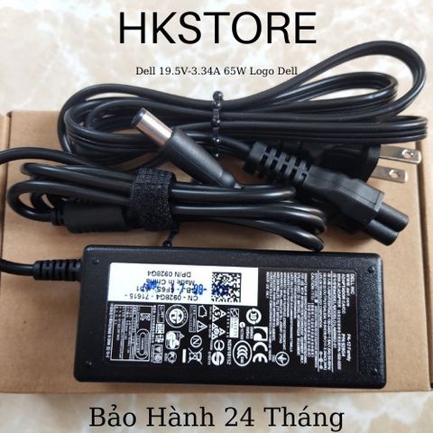 Sạc Laptop Dell 19.5V-3.34A 65W kim to Dell 3441 3442 3541 3542 14R 15R A840 3340 E5540 E6400 E6420 N4110 N5110 14z-5