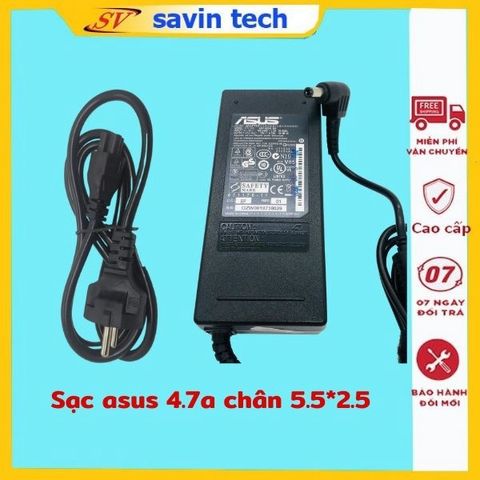Sạc Laptop ASUS 4.7A Zin Chính Hãng - Sạc Cao Cấp Bảo Hành 12 Tháng - Giải Pháp An Toàn Cho Máy Tính