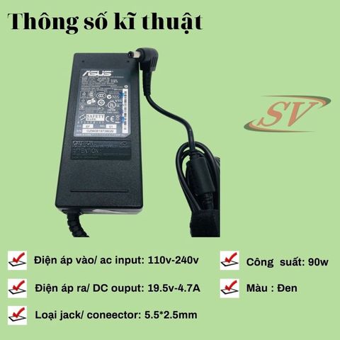 Sạc Laptop ASUS 4.7A Zin Chính Hãng - Sạc Cao Cấp Bảo Hành 12 Tháng - Giải Pháp An Toàn Cho Máy Tính