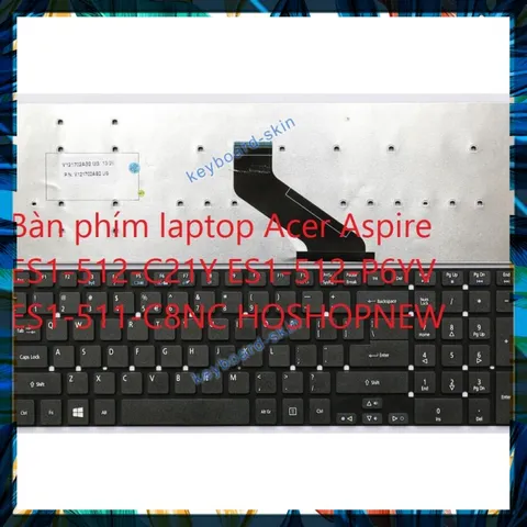 Bàn phím laptop Acer Aspire ES1-512-C21Y ES1-512-P6YV ES1-511-C8NC PHỤ KIỆN LAPTOP