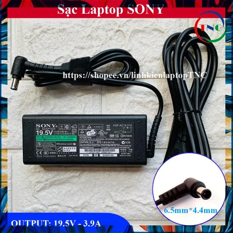 Sạc Laptop Sony 19.5V - 3.9A ( Adapter Sony 19.5V - 3.9A) PHỤ KIỆN LAPTOP