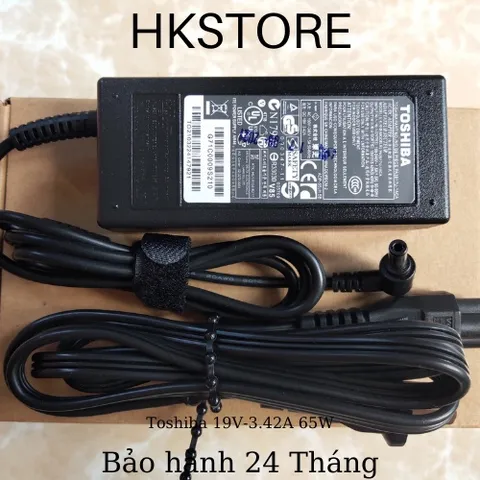 🔝 Sạc Laptop Toshiba 19V-3.42A 65W dùng cho Toshiba M200 A200 L200 L310 C600 C640 C645 L640 L645 L655 L745 C850 C875 L8