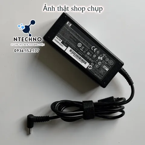🔝 Sạc Zin Laptop HP envy 19.5V 3.33A 65W Chân kim nhỏ đầu màu xanh 4.5mm*3.0mm Pavilion Chromebook Stream Spectre