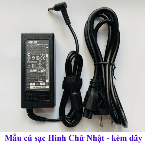 [Chân To] Sạc Laptop ASUS 19V - 3.42A (65w) cho Asus K45A, K55A, X45C, X401, K46, F451, X450, X550, P550, X551, X552 PHỤ