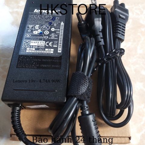 Sạc Laptop Lenovo 19V 90W 4.74A - Adapter Chính Hãng Cho Lenovo Y410 G430 B550 E43 G460 G470 - Bảo Hành 24 Tháng