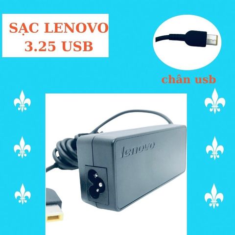 Sạc Laptop Lenovo ThinkPad 3.25 Chân USB - Chính Hãng Savintech - Bảo Hành 12 Tháng, Sạc Chất Lượng Cao