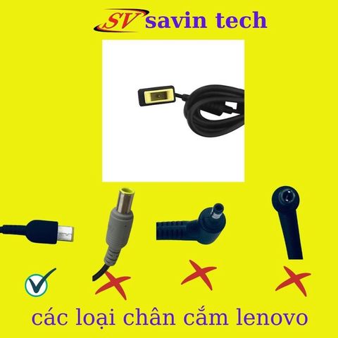 Sạc Laptop Lenovo ThinkPad 3.25 Chân USB - Chính Hãng Savintech - Bảo Hành 12 Tháng, Sạc Chất Lượng Cao