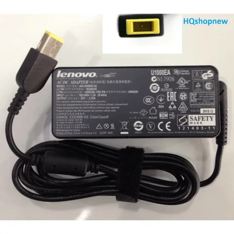 [Sạc zin] Sạc laptop Lenovo 20V 2.25A 45W chân vuông zin PHỤ KIỆN LAPTOP