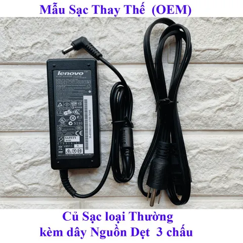 Sạc Laptop LENOVO 19V  3.42A  65W (ADAPTER LENOVO 19V-3.42A) HÀNG OEM - ZIN CHẤT LƯỢNG CAO - NHẬP KHẨU PHỤ KIỆN LAPTOP