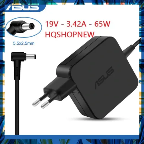 [Sạc zin] Sạc laptop Asus 19V 3.42A 65W 5.5*2.5 mm chân to PHỤ KIỆN LAPTOP