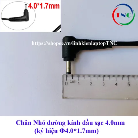 Sạc Laptop Lenovo IdeaPad 110, 110-15ISK, 110-14ISK, 110-14IBR, 15IBR chân nhỏ 4.0mm*1.7 mm PHỤ KIỆN LAPTOP