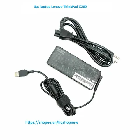 [Sạc zin] Sạc laptop Lenovo ThinkPad X260 20V - 2.25A - 3.25A - 45W - 65W chân vuông USB PHỤ KIỆN LAPTOP