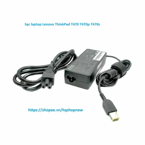 [Sạc zin] Sạc laptop Lenovo ThinkPad T470 T470p T470s 20V - 2.25A - 3.25A - 45W - 65W chân vuông USB PHỤ KIỆN LAPTOP