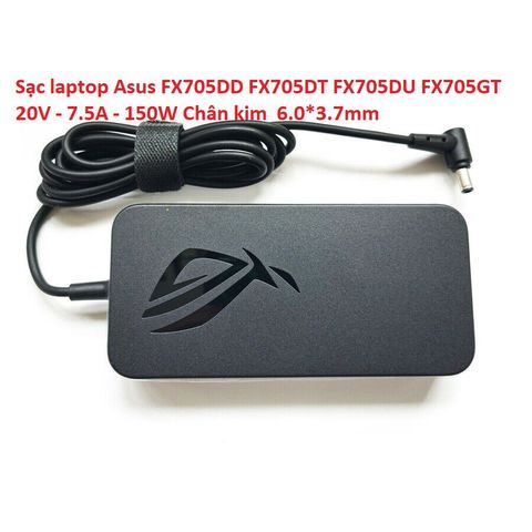 Sạc Laptop Asus Chính Hãng FX705DD FX705DT FX705DU FX705GT 20V - 7.5A - 150W, Chân Kim 6.0*3.7mm, An Toàn và Tiết Kiệm Điện