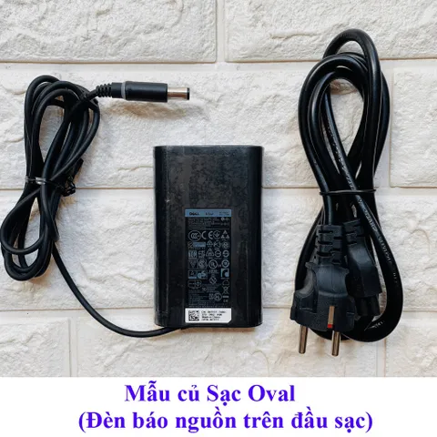Sạc Laptop Dell Oval 19.5V 3.34A 65W chân tròn TO 7.4*5.0mm Dell Latitude E7250 E7450 E5250 3340 E5450 E5470 E5490 PHỤ K