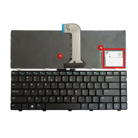 Bàn phím laptop DELL Inspiron 3421 5421 5437 Vostro 2421 Latitude 3440 chuẩn US - Thay thế chất lượng cao, bảo hành 09 tháng