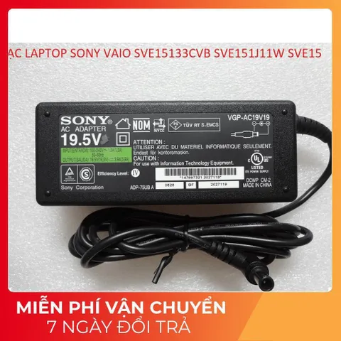 [Sạc zin]SẠC LAPTOP SONY VAIO SVE15133CVB SVE151J11W SVE15 PHỤ KIỆN LAPTOP