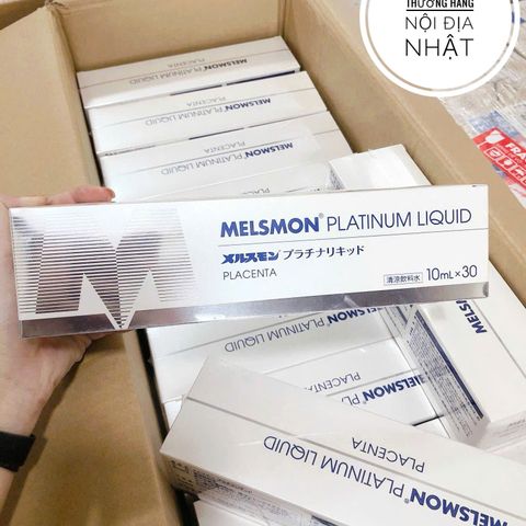 Nước Uống Nhau Thai Ngựa Melsmon Platinum 50ml - Sản Phẩm Làm Đẹp Đến Từ Nhật Bản, Cung Cấp Dưỡng Chất và Tái Tạo Da