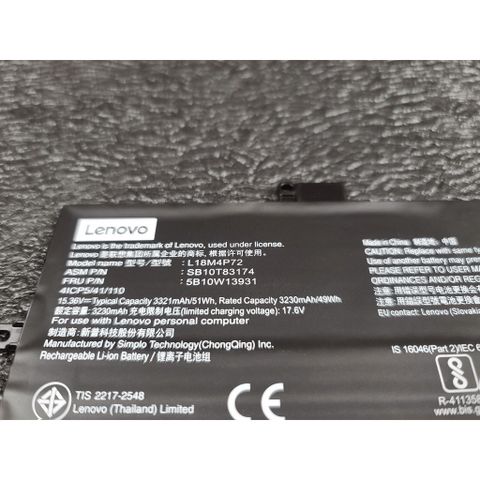 Pin Laptop Lenovo ThinkPad X1 Carbon 7th Gen 2019 L18L4P71 L18C4P71 L18M4P72 - Pin Li-ion Chính Hãng, Dung Lượng Cao, Mới 100%
