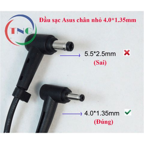 Sạc Laptop Asus 19V 2.37A Chân Nhỏ 4.0mm - Thay Thế Cho X541 X441 X553 A540 E402 E502 VivoBook S14 ZIN PH Bảo Hành 12 Tháng