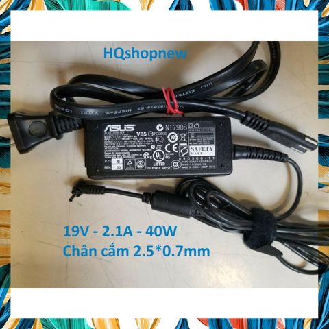 Sạc Laptop Asus 19V 2.1A 40W Chân Mini Chính Hãng - Phụ Kiện Laptop An Toàn và Tiết Kiệm Điện