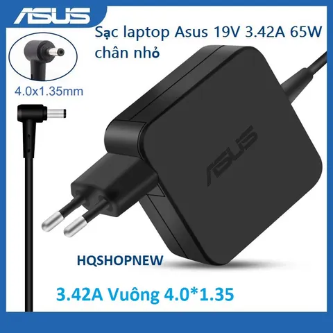 Sạc Laptop Asus 19V 3.42A / 19V 2.37A / 19V 1.75A Chân nhỏ 4.0*1.35mm - Chân to 5.5*2.5mm Sạc máy tính asus 33W 45W 65W