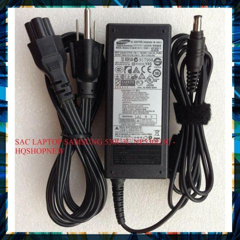 Sạc Laptop Samsung 530U3C NP530U3C - Phụ Kiện Chính Hãng 60W, An Toàn và Đáng Tin Cậy