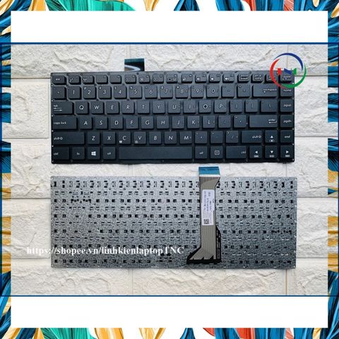 Bàn Phím Laptop Asus E402 E402M E402MA E402S E402SA - Phím Chìm Nhập Khẩu Chất Lượng Cao, Hỗ Trợ Bảo Hành 9 Tháng