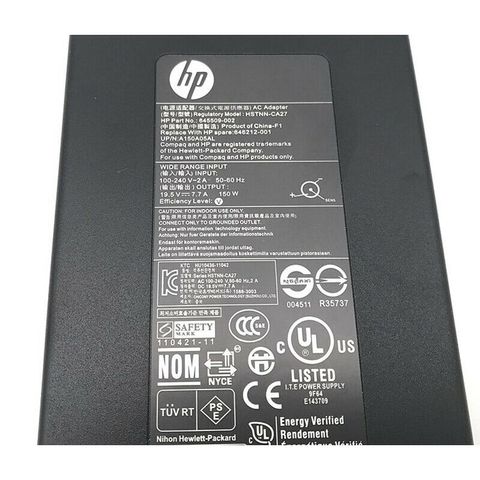 Sạc Laptop HP 19.5V 7.7A 150W Chân Tròn Nhỏ Có Kim - Phụ Kiện Laptop Chính Hãng, Hàng Mới, Bảo Hành 6 Tháng