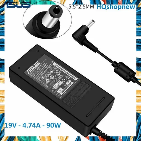 [Sạc zin] Sạc Laptop Asus 19v - 4.74a - 90w Chân Thường PHỤ KIỆN LAPTOP