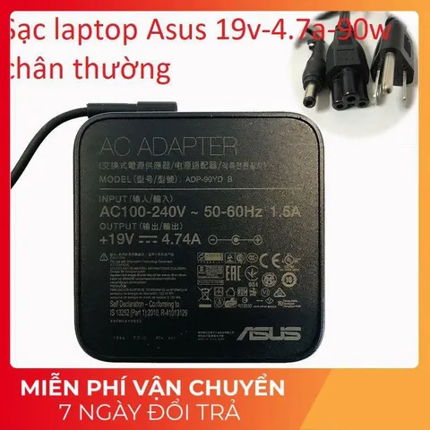 [Sạc zin] Sạc Laptop Asus 19v - 4.74a - 90w Chân Thường PHỤ KIỆN LAPTOP