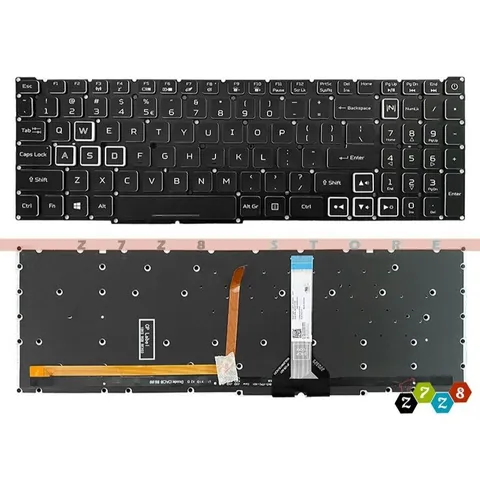 Bàn phím laptop ACER Nitro 5 AN515-56 AN515-57 AN515-45 AN517-54 AN517-41 - Có nền LED PHỤ KIỆN LAPTOP