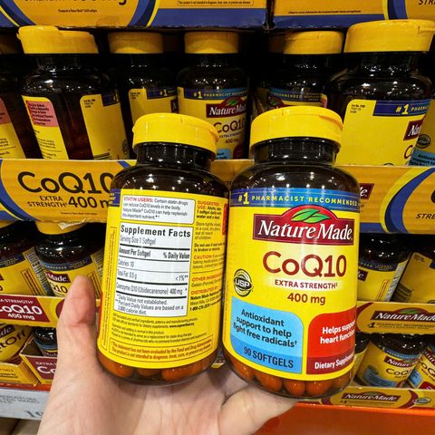 Viên Uống Hỗ Trợ Tim Mạch Nature Made CoQ10 400mg 90V của Mỹ