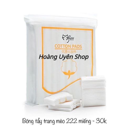 Bông Tẩy Trang Mèo 222 miếng - Jm cotton pads
