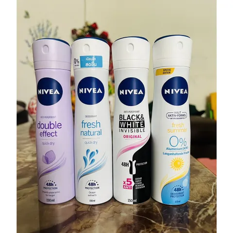 Xịt khử mùi nữ Nivea 150ml Xịt khử mùi hôi nách nữ Nivea xịt thơm người đủ mùi
