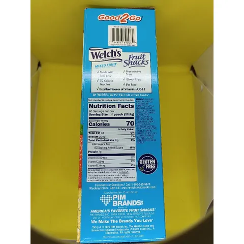 Sale 02-2026 - Combo 30 gói Kẹo dẻo welch Của Mỹ xả kho