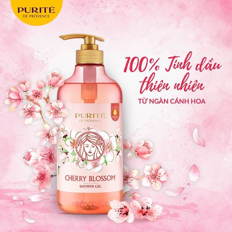Sữa Tắm Purite De Provence 850ml - 2 Mùi Hương