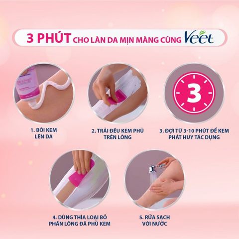 Xả Kho HSD 8/2026 - KEM TẨY LÔNG VEET CỦA PHÁP 100ML - Dùng Cho Mọi Loại Da