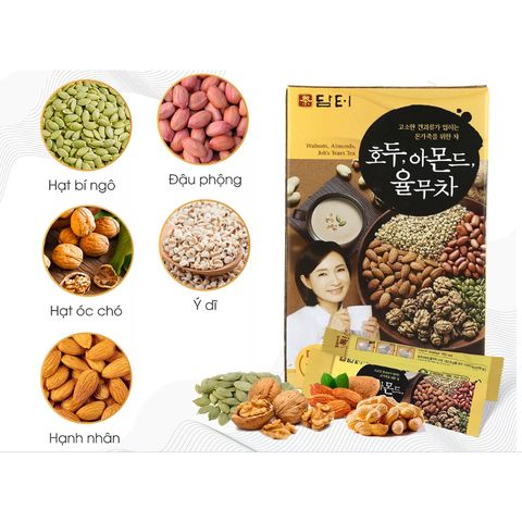 Bột ngũ cốc hàn quốc 50 gói Damtuh 900g (Date 2/2026 )