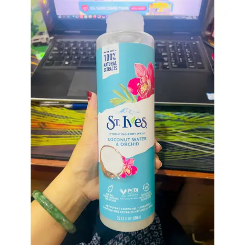 Sữa Tắm Dưỡng Ẩm Và Tẩy Tế Bào Chết St. Ives Body Wash 650ml Mỹ